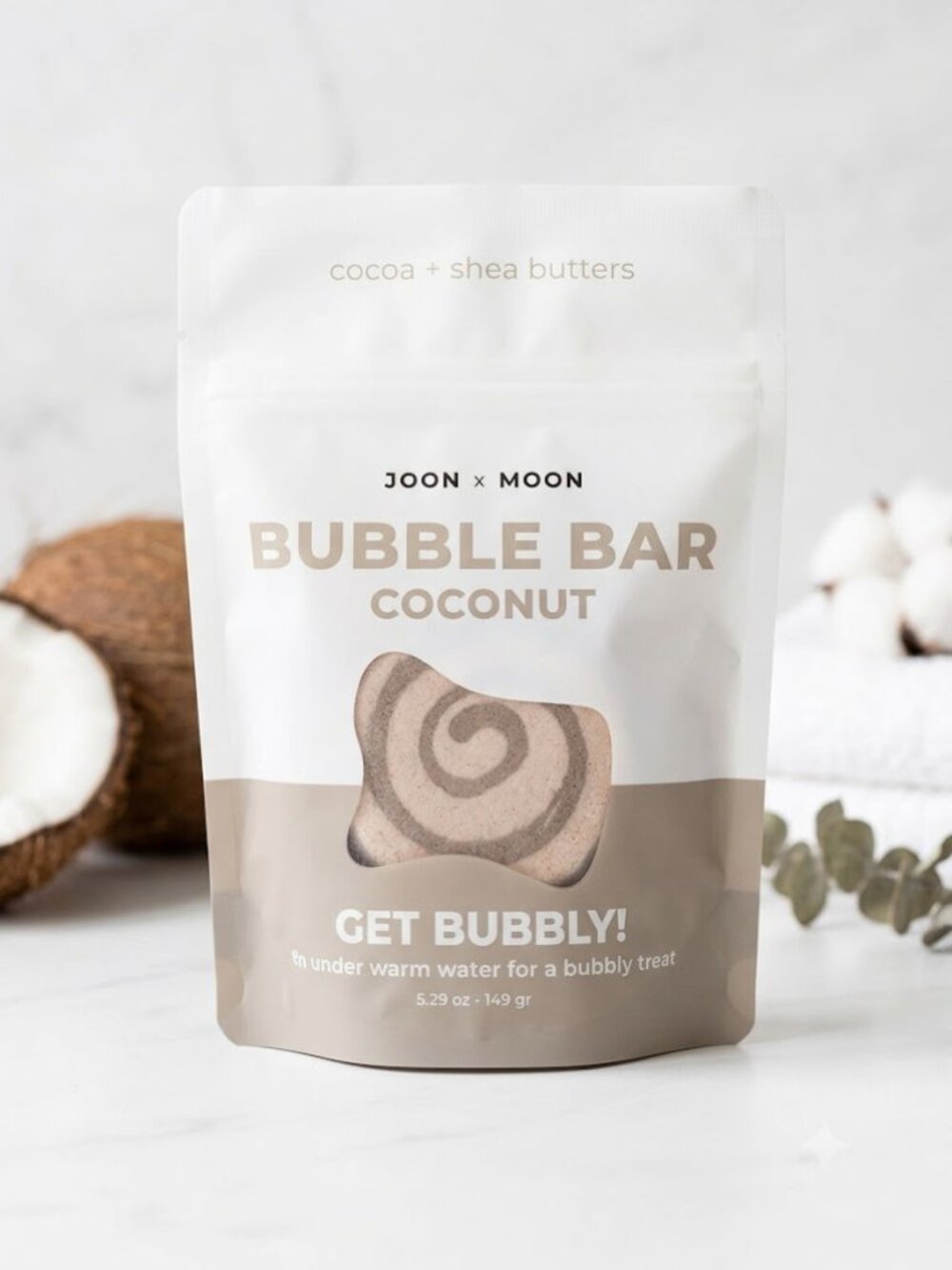 Joon x Moon Coconut Bubble Bar 5.29 oz – New Sealed